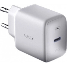 Aukey Ładowarka Aukey PA-B2 White Omnia GaN ładowarka sieciowa 1xUSB-C 61W Power Delivery 3.0 3A