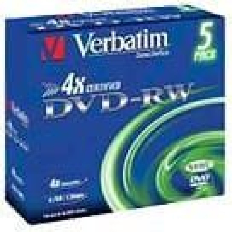 Verbatim DVD-RW 4.7 GB 4x 5 sztuk (43285)