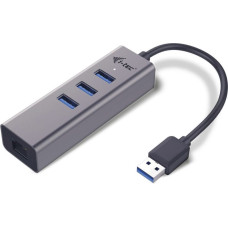 I-Tec HUB USB I-TEC 1x RJ-45  + 3x USB-A 3.0 (U3METALG3HUB)