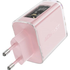 Acefast Ładowarka Acefast Ładowarka sieciowa Acefast A45, 2x USB-C, 1xUSB-A, 65W PD (różowa)
