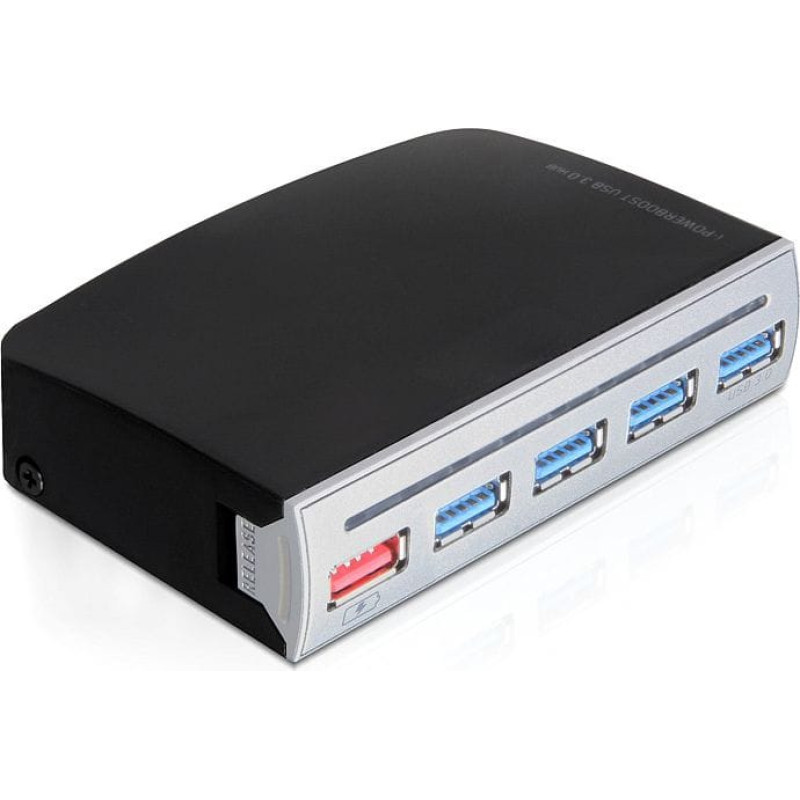 Delock HUB USB Delock 1x USB-A do ładowania  + 4x USB-A 3.0 (61898)