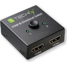 Techly TECHLY 108606 Techly Dwukierunkowy 2-portowy przełącznik HDMI 2.0 2x1 lub 1x2 4K@60Hz