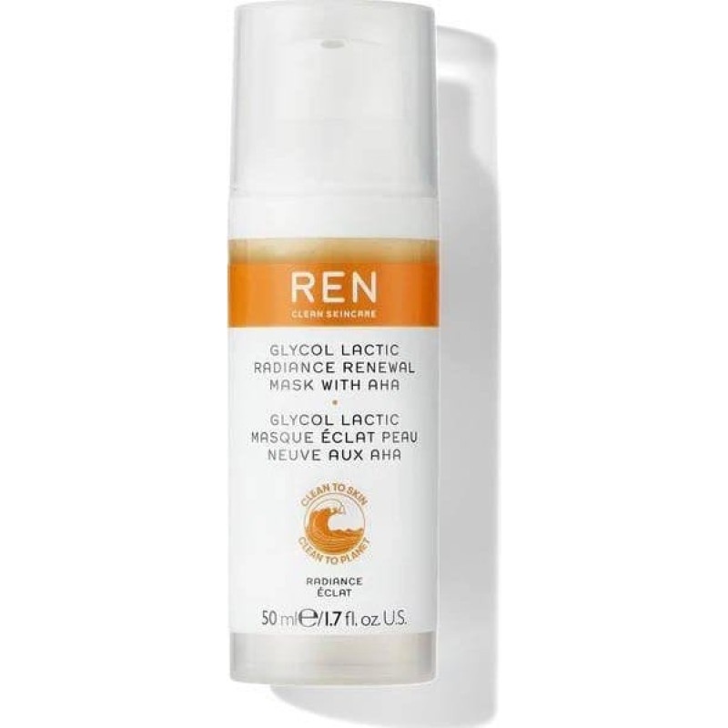 REN Glyco Lactic Radiance Renewal Mask żelowa maska złuszczająca do twarzy 50ml