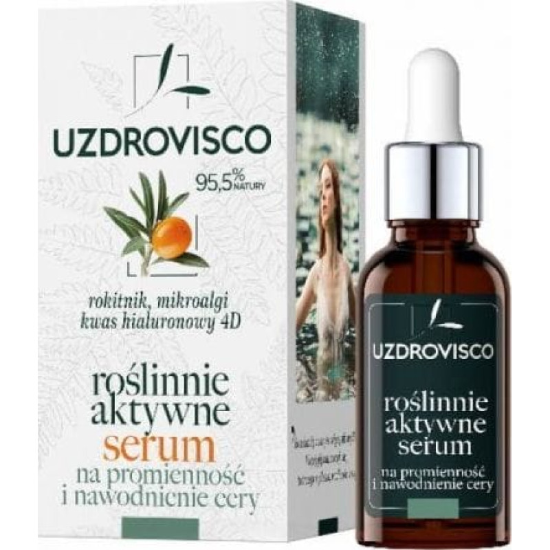 Uzdrovisco Roślinnie Aktywne serum na promienność i nawodnienie cery Rokitnik 30ml