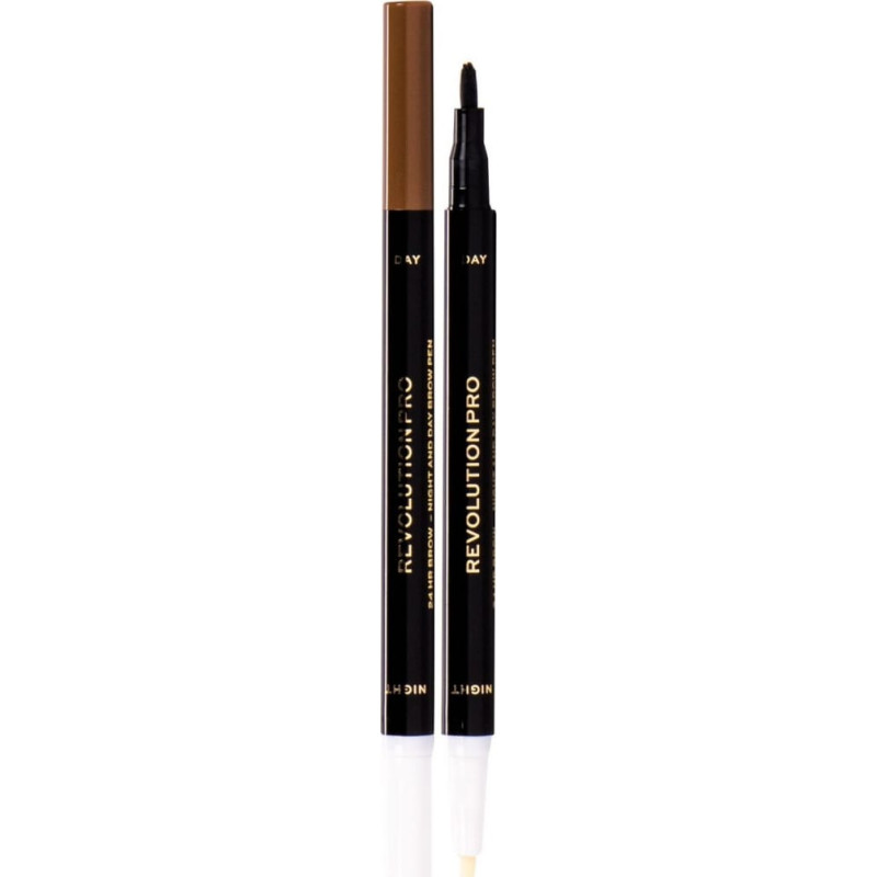 Makeup Revolution Makeup Revolution London Revolution PRO Day & Night Brow Pen Kredka do brwi 1,6ml Ash Brown