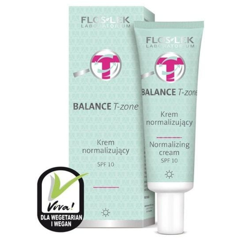 Floslek Balance T-Zone Krem normalizujący SPF10 na dzień do cery mieszanej 50ml