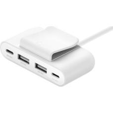 Belkin Ładowarka Belkin Ładowarka 4-portowa 2x USB-C 2xA do 30W Czarna