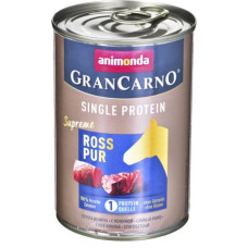 Animonda GranCarno Single Protein flavor: horse meat - 400g can