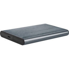 Gembird EE2-U3S-6 HDD/SSD Drive enclosure 2.5inch with USB Type-C port USB 3.1 brushed aluminum grey