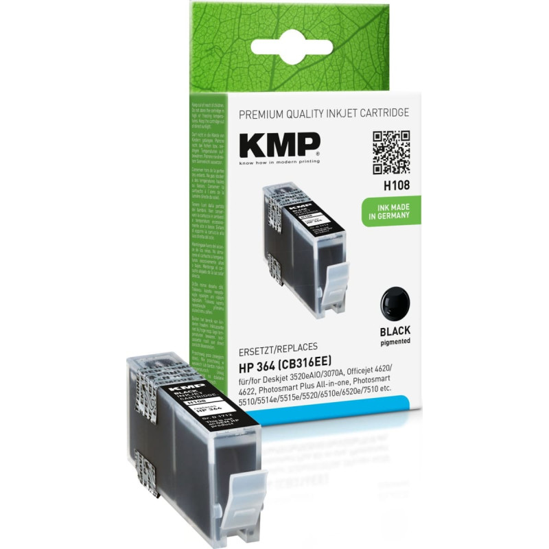 KMP Tusz KMP Patrone HP CB316EE NR.364 comp. black H108 - 1712,8001