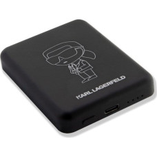 Karl Lagerfeld Powerbank Karl Lagerfeld Karl Lagerfeld Powerbank indukcyjny KLPBMKIOTTGK 5W 3000mAh czarny/black Ikonik MagSafe