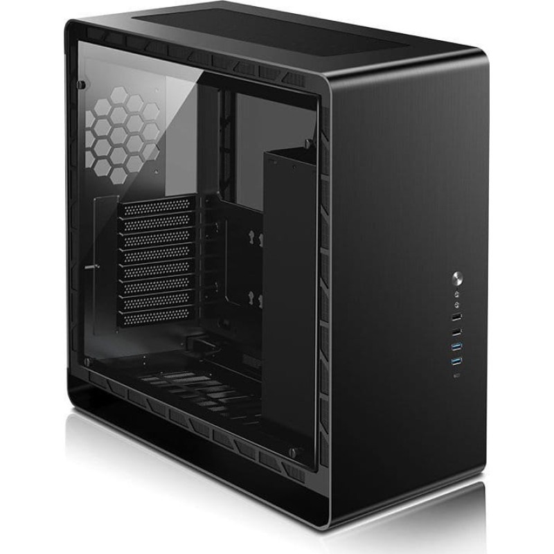 Jonsbo Obudowa Jonsbo Jonsbo UMX6S E-ATX Midi-Tower, Tempered Glass - schwarz