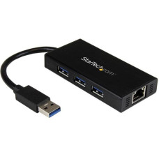 Startech HUB USB StarTech 1x RJ-45  + 3x USB-A 3.0 (ST3300GU3B)