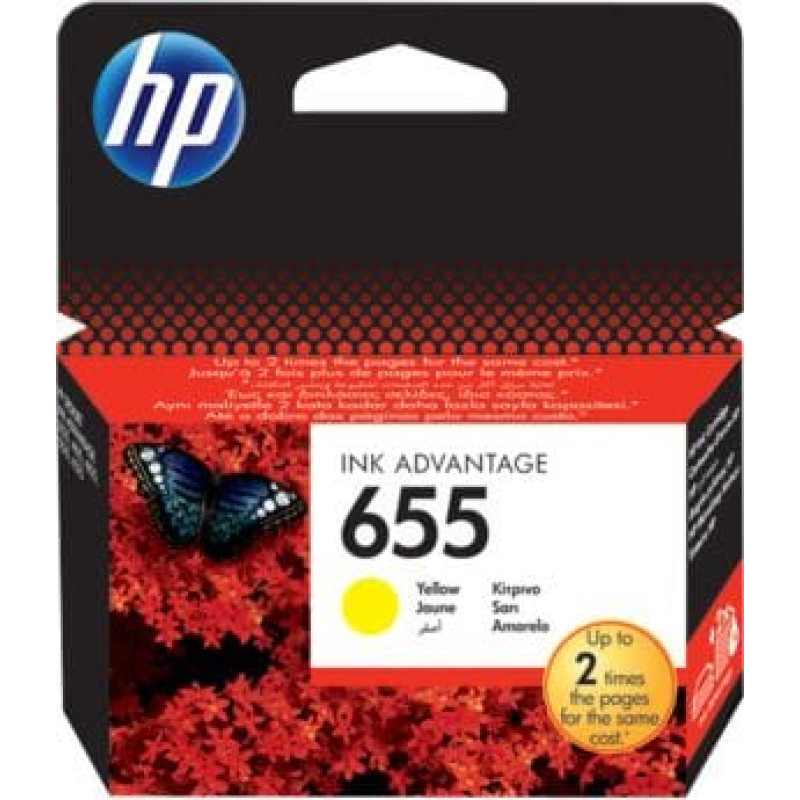 HP Tusz HP 655 Yellow (CZ112AE)