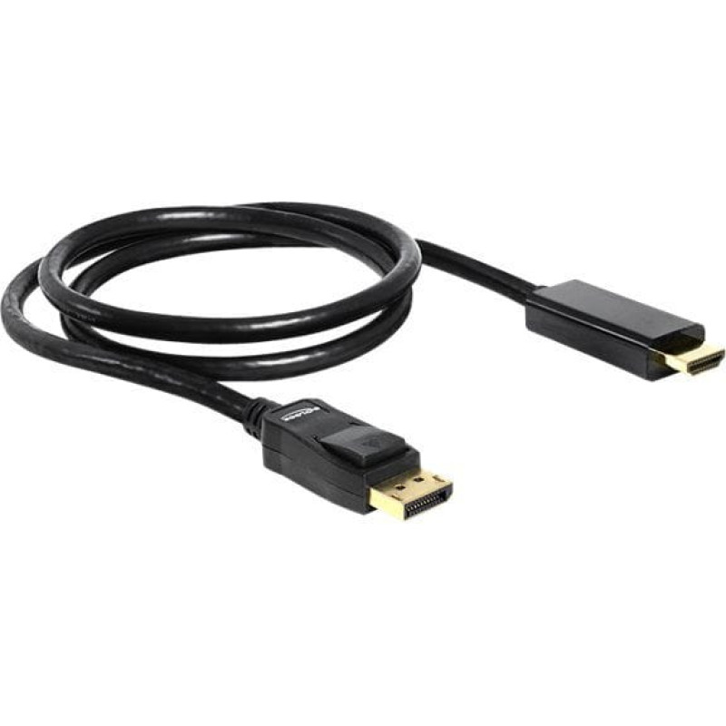 Delock Kabel Delock DisplayPort - HDMI 1m czarny (82586)