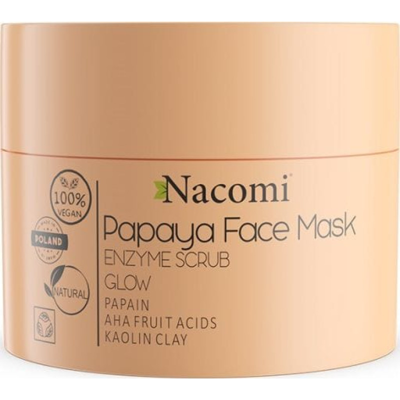 Nacomi Nacomi Papaya Face Mask maska enzymatyczna do twarzy z papainą 50ml