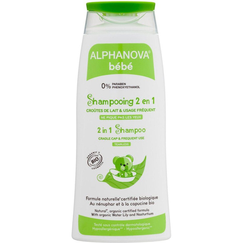 Alphanova Bebe Delikatny szampon do włosów Bio 200ml