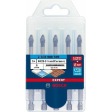 Bosch Wiertło do szkła i glazury Bosch Bosch HEX-9 HC drill 5-part roofing set 6mm - 2608900599 EXPERT RANGE