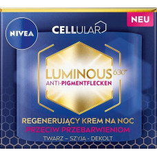 Nivea Cellular Luminous 630 Regenerujący Krem przeciw przebarwieniom na noc 50ml