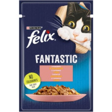 Purina Nestle FELIX Fantastic with salmon in jelly - wet food for cats - 85g