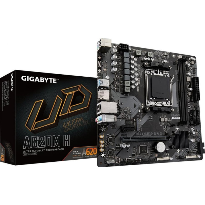 Gigabyte Płyta główna Gigabyte Płyta główna A620M H AM5 2DDR5 HDMI/DP M.2 mATX