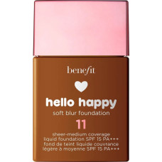 Benefit Benefit, Hello Happy Soft Blur, Matte Finish, Liquid Foundation, 11, Dark Neutral, SPF 15, 30 ml For Women