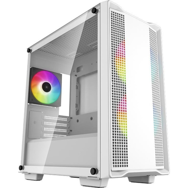 Deepcool Obudowa Deepcool Deepcool ARGB Micro-ATX CASE CC360 White, Mini-ITX / Micro-ATX, 4, Power supply included No, 1x USB3.0, 1x USB2.0, 1x Audio, ABS+SPCC+Tempered Glass, 1×120mm