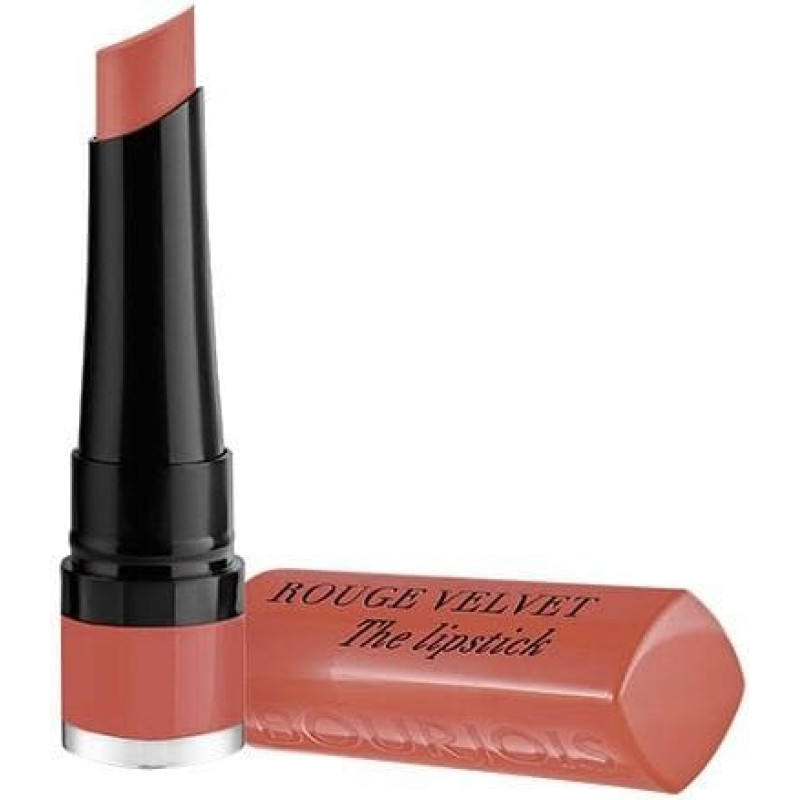 Bourjois Paris Rouge Velvet Pomadka do ust nr 15 Peach Tatin 2.4g