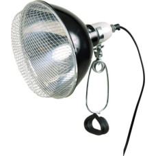 Trixie Lampa z klamrą zaciskową czarna z siatką ochronną 21cm 250W