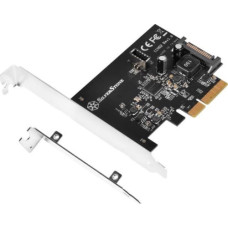 Silverstone Kontroler SilverStone PCIe 3.0 x4 - 20-pin USB 3.2 Gen 2 (SST-ECU02-E)