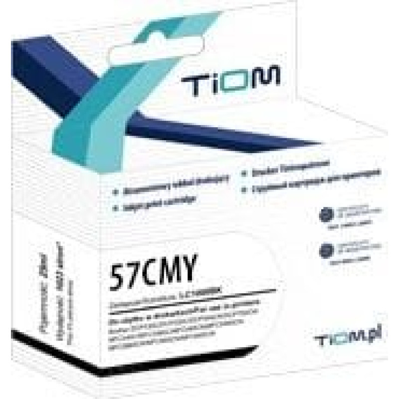 Tiom Tusz Tiom Tusz Tiom do C6657AE HP DJ 5550 | CMY