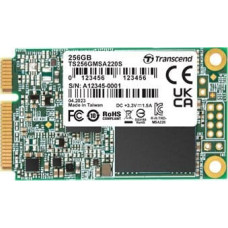 Transcend Dysk SSD Transcend SSD 256GB Transcend MSA220S mSATA 3D NAND, SATA3