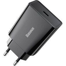 Baseus Ładowarka Baseus Speed Mini 1x USB-C 3 A (BSU2819BLK)