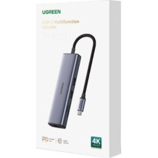 Ugreen HUB USB Ugreen Adapter Hub UGREEN, USB_C do 2x USB 3.0, HDMI, RJ45, SD/TF