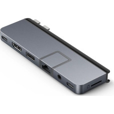 Hyperdrive HUB USB HyperDrive Koncentrator USB 7-in-2 USB-C HUB Grey HDMI/RJ45/USB-A/MicroSD/USB4