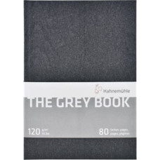 Hahnemühle HAHNEMUHLE THE GREY BOOK - szkicownik z szarymi kartkami 120g 40 ark. A5 uniw