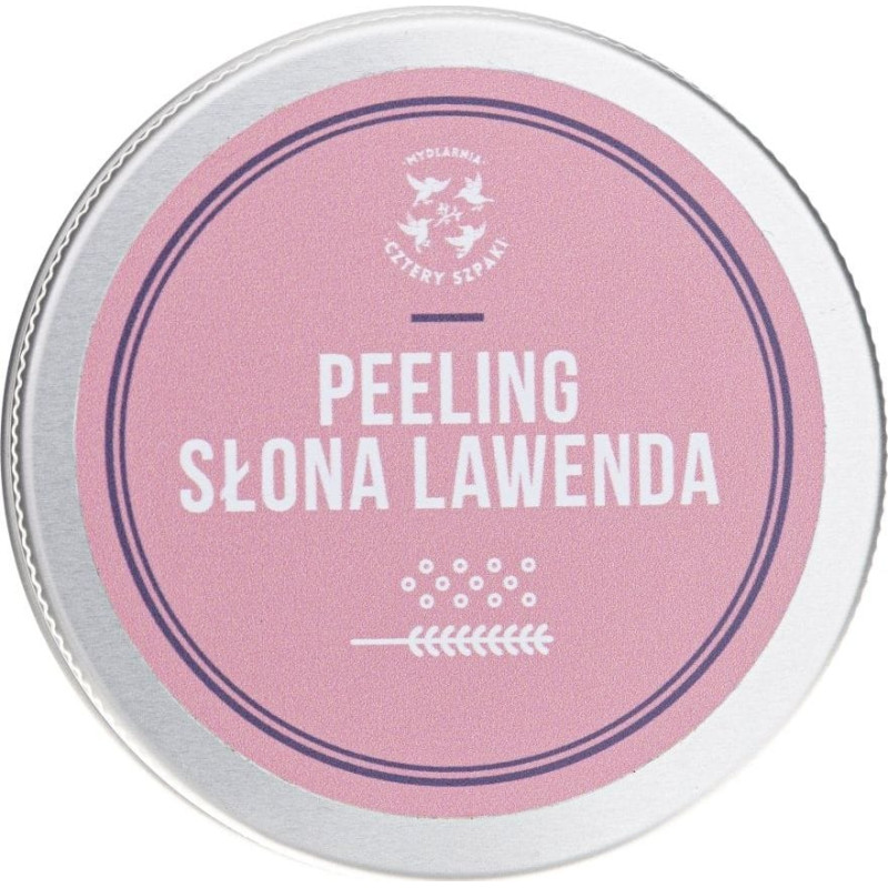 Mydlarnia Cztery Szpaki Cztery Szpaki Peeling solny Słona lawenda - 200 ml