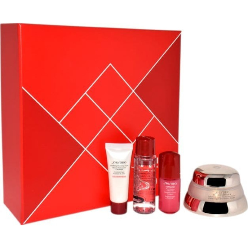 Shiseido SHISEIDO SET (BIO-PERFORMANCE ADVANCED SUPER REVITALIZING CREAM 50ML + CLARIFYAING FOAM 15ML + TREATMENT SOFTENER LOTION 30ML + ULTIMUNE POWER INFUSING CONCENRATE 10ML)