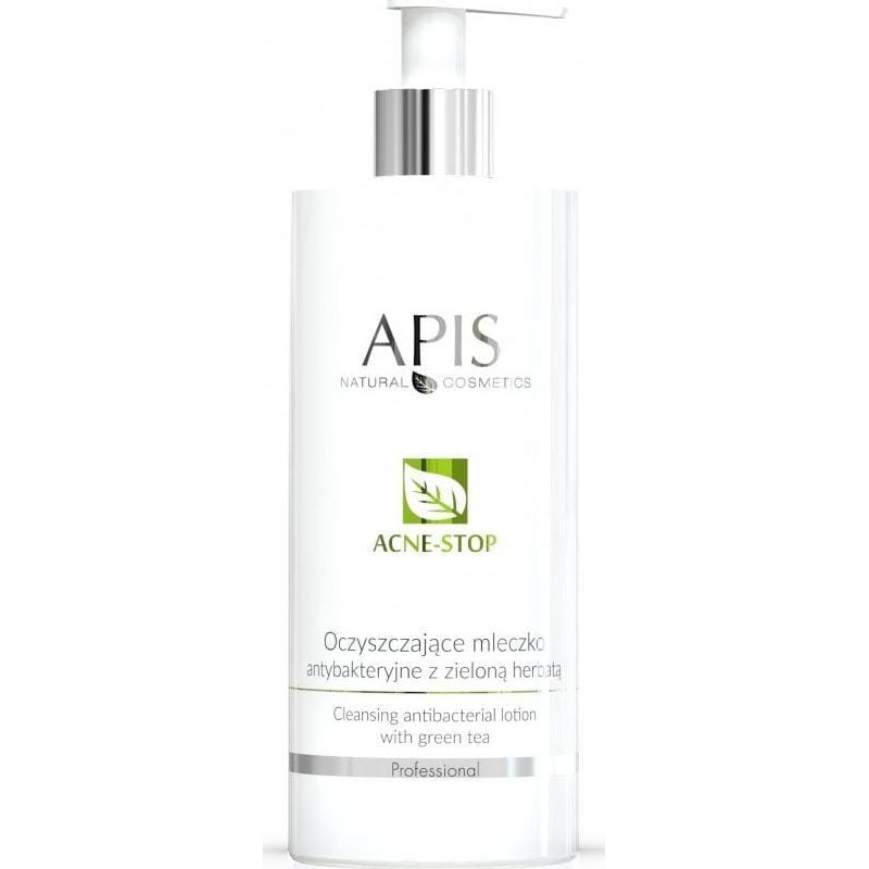 Apis APIS_Acne-Stop Cleansing Antibacterial Lotion oczyszczające mleczko antybakteryjne z zieloną herbatą 500ml