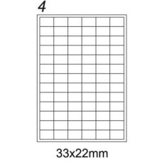 Emerson Etykieta samoprzylepna 33x22 (eta4033x022w)