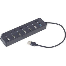 Gembird HUB USB Gembird I/O HUB USB3 7PORT/UHB-U3P1U2P6P-01 GEMBIRD