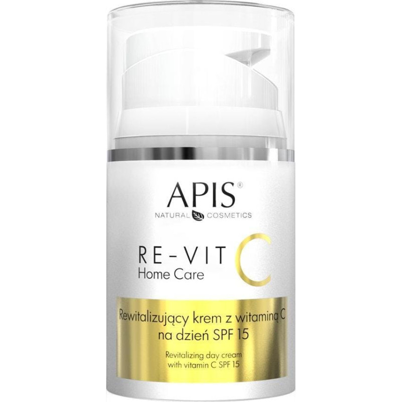 Apis APIS_Re-Vit C Home Care SPF15 rewitalizujący krem z witaminą C na dzień 50ml