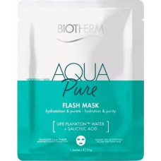 Biotherm Aqua Pure Flash Mask oczyszczająca maseczka w płachcie do twarzy 31 g