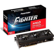 Power Color Karta graficzna Power Color Fighter Radeon RX 7700 XT 12GB GDDR6 (RX 7700 XT 12G-F/OC)