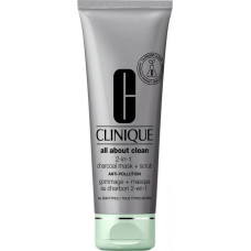 Clinique CLINIQUE_All About Clean 2-in-1 Charcoal Mask + Scrub oczyszczająca maseczka do twarzy 100 ml