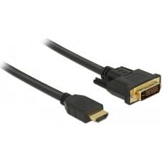 Delock Kabel Delock HDMI - DVI-D 2m czarny (85654)