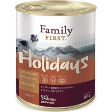 Family First Holidays Adult Lamb, Beef, Potato - Wet dog food - 800 g