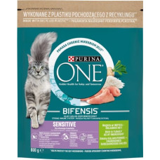 Purina Nestle PURINA One Bifensis Adult Sensitive - dry cat food - 800 g