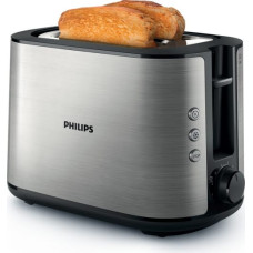 Philips Viva Collection HD2650/90 toaster 2 slice(s) 950 W Black, Stainless steel