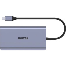 Unitek D1019B USB-C Hub 8W1 USB-C 3.1, PD 100W, D1019B